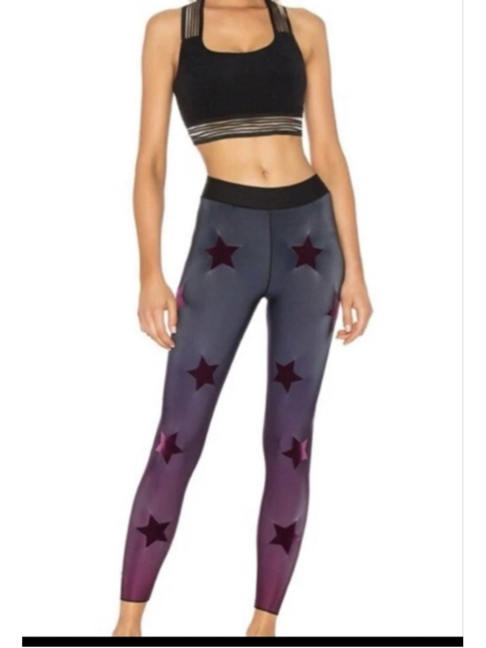 Ultracor Velvet Star Knockout Leggings Ombré- Size Large